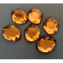 Grânulos de pedra de cristal extravagante do projeto para os acessórios de cristal do vestuário